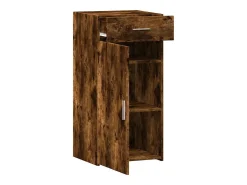 Aparador madera de ingeniería roble ahumado 45x42,5x93 cm