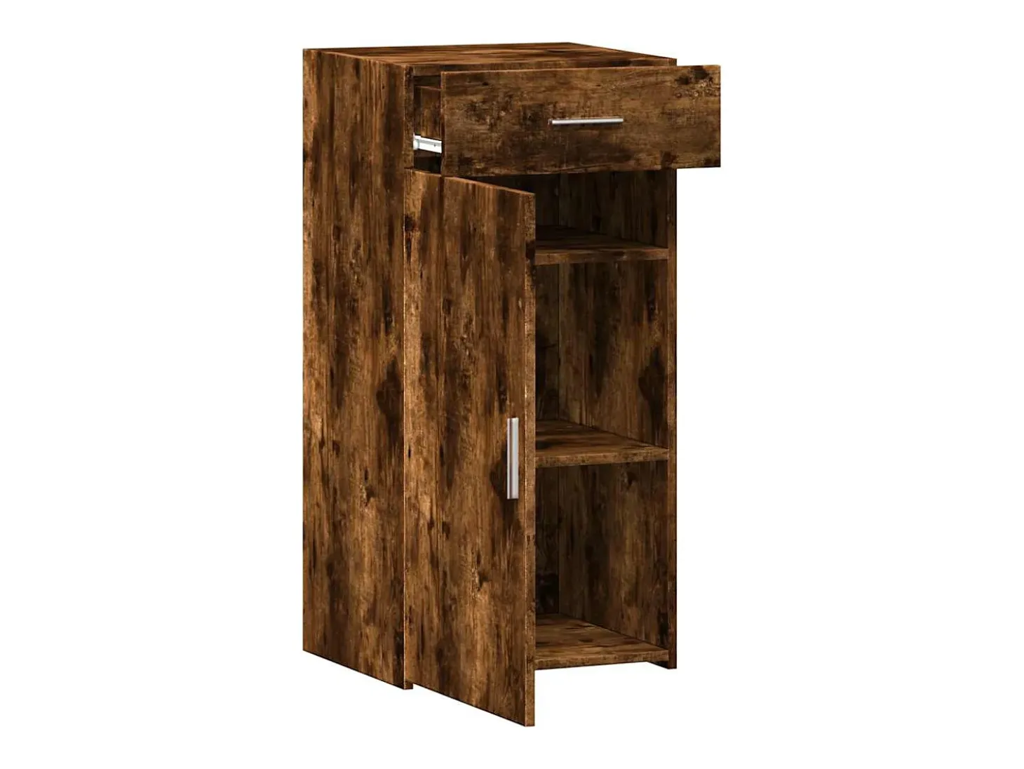 Aparador madera de ingeniería roble ahumado 45x42,5x93 cm