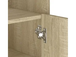Aparador madera de ingeniería roble Sonoma 45x35x75 cm