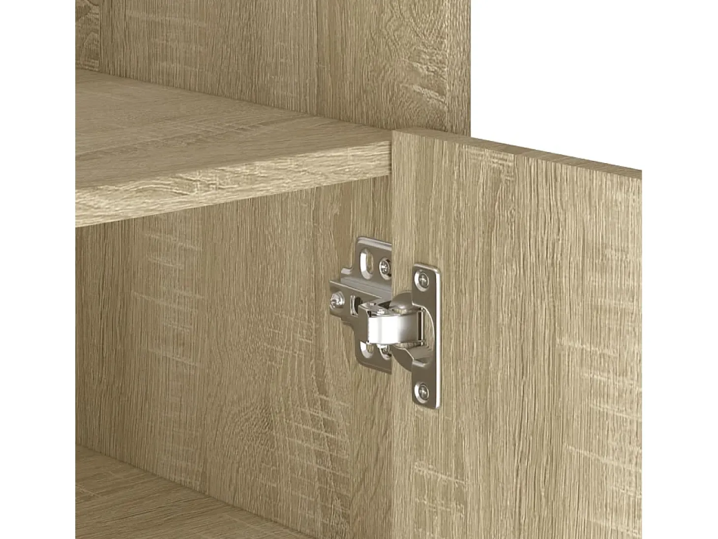 Aparador madera de ingeniería roble Sonoma 45x35x75 cm
