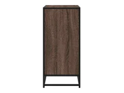 Aparador madera ingeniería roble marrón 68x35x76 cm