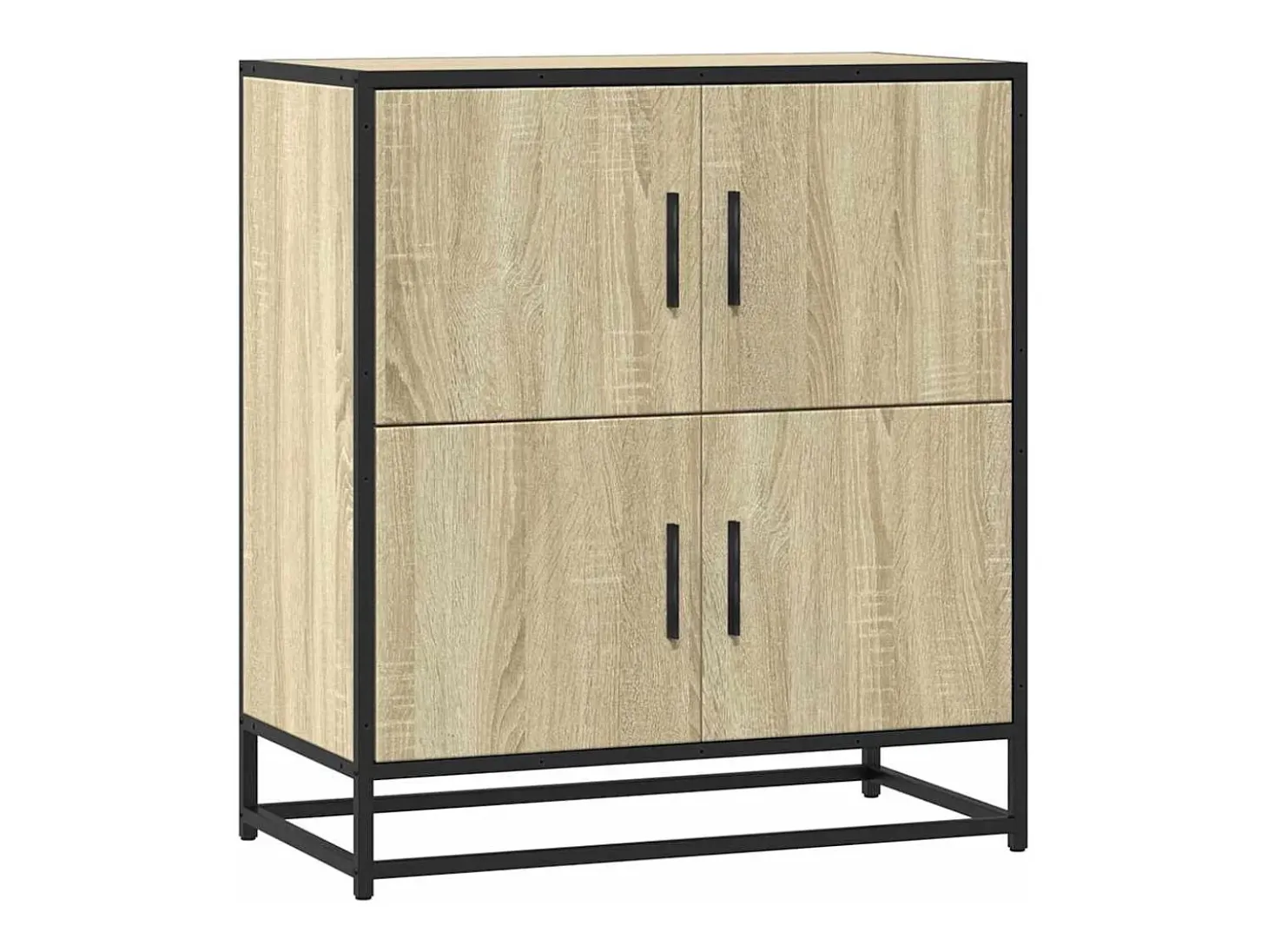 Aparador madera ingeniería roble Sonoma 68x35x76 cm