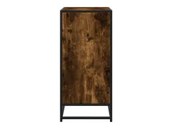 Aparador madera ingeniería roble ahumado 68x35x76 cm