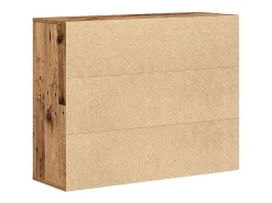 Aparador madera ingeniería madera envejecida 88x30x70 cm