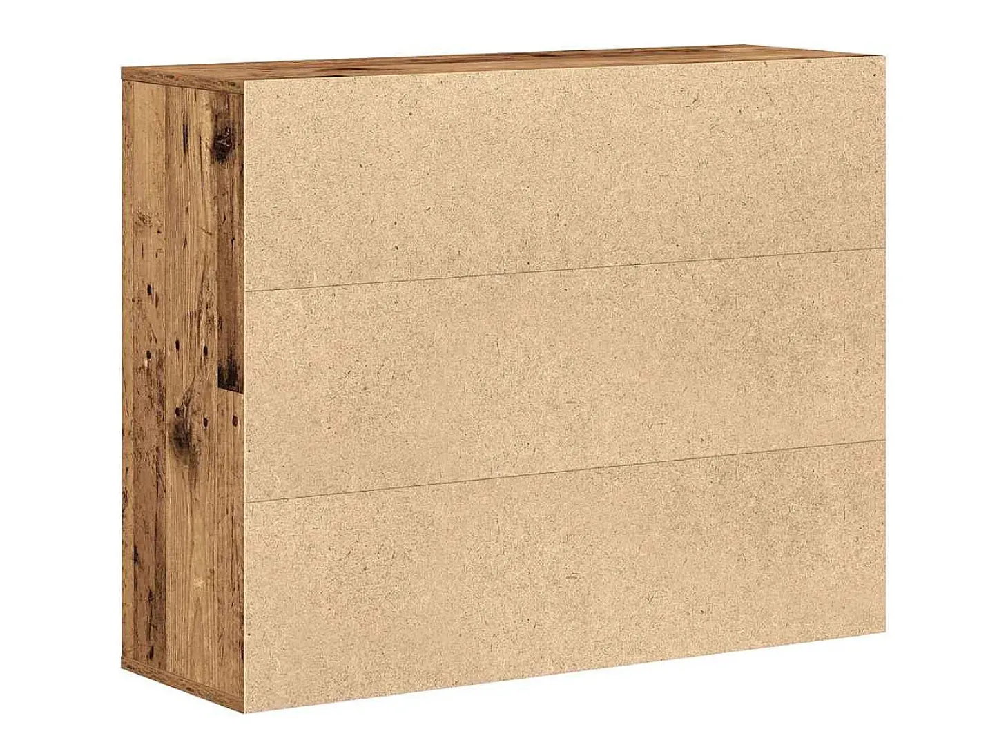 Aparador madera ingeniería madera envejecida 88x30x70 cm