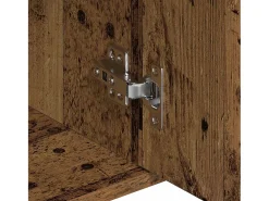 Aparador madera ingeniería madera envejecida 88x30x70 cm