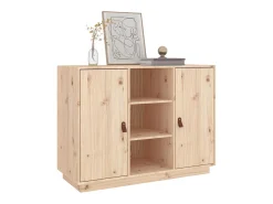 Aparador madera maciza de pino 100x40x75 cm