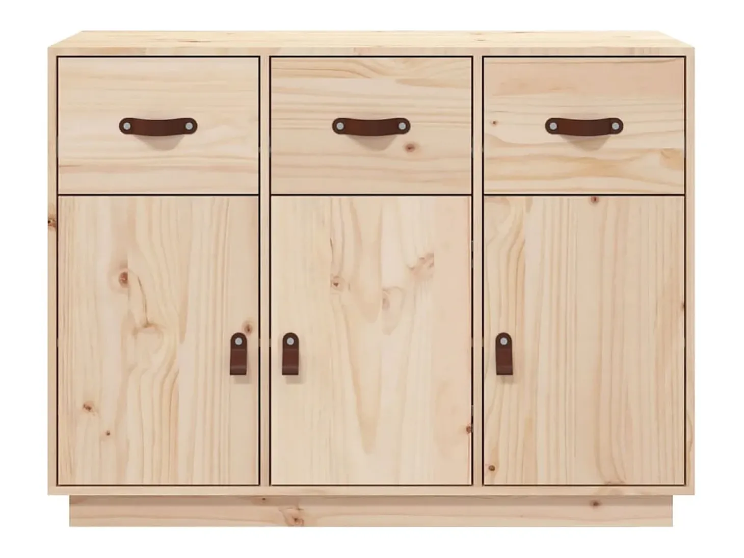 Aparador madera maciza de pino 100x40x75 cm