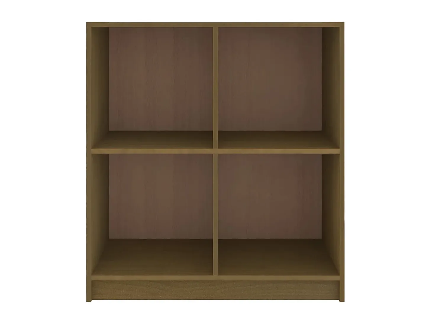 Aparador madera maciza de pino marrón miel 70x33x76 cm ES26527