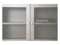 Aparador Malla 3 puertas beige.
