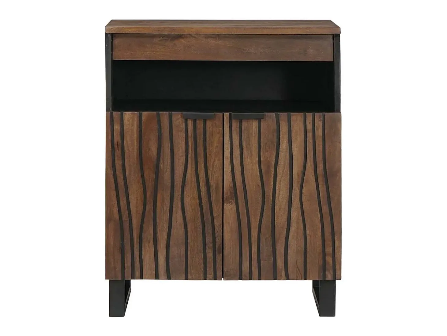 Aparador Marrón 60 x 33 x 75 cm madera maciza de mango