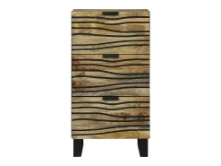 Aparador Marrón 40 x 33 x 75 cm madera maciza de mango
