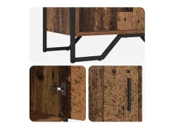 Aparador marrón 78 x 35,5 x 74,5 cm Madera de ingeniería