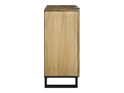 Aparador Marrón 90 x 33 x 75 cm madera maciza de mango