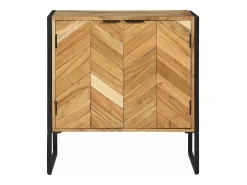 Aparador Marrón 70 x 35 x 75 cm Madera maciza de Acacia