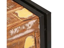 Aparador marrón 66 x 33 x 70 cm madera maciza recuperada