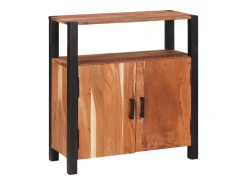 Aparador Marrón 70 x 30 x 75 cm Madera maciza de acacia
