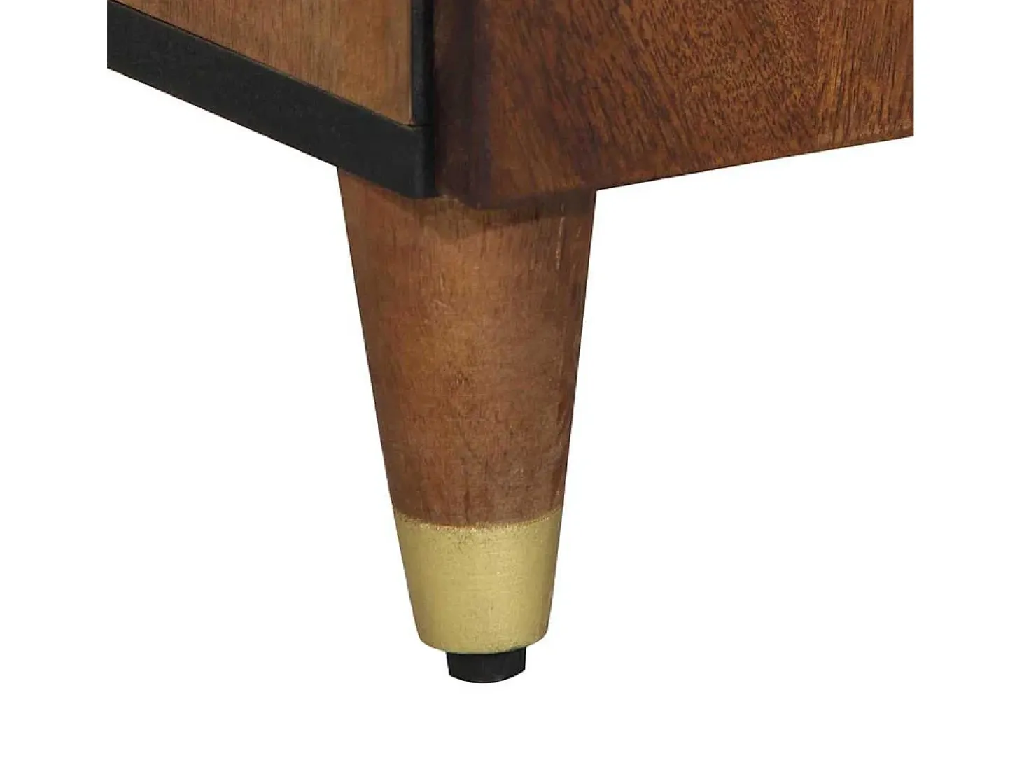Aparador marrón miel 38 x 33,5 x 160 cm Madera maciza de mango