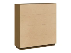 Aparador marrón miel 110,5x35x117 cm Madera maciza de pino
