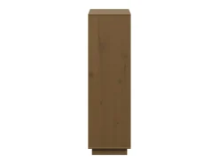 Aparador marrón miel 110,5x35x117 cm Madera maciza de pino