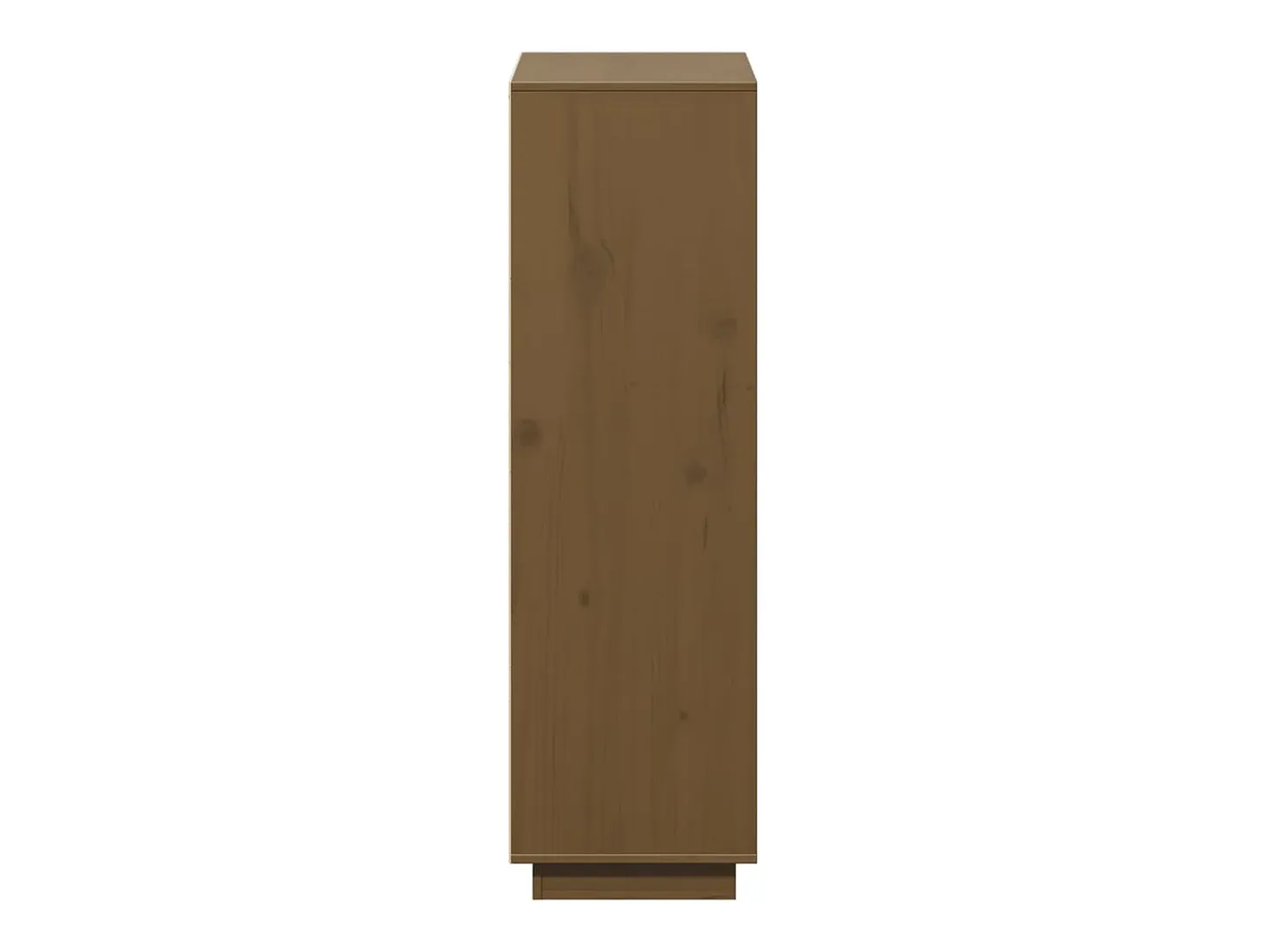 Aparador marrón miel 110,5x35x117 cm Madera maciza de pino