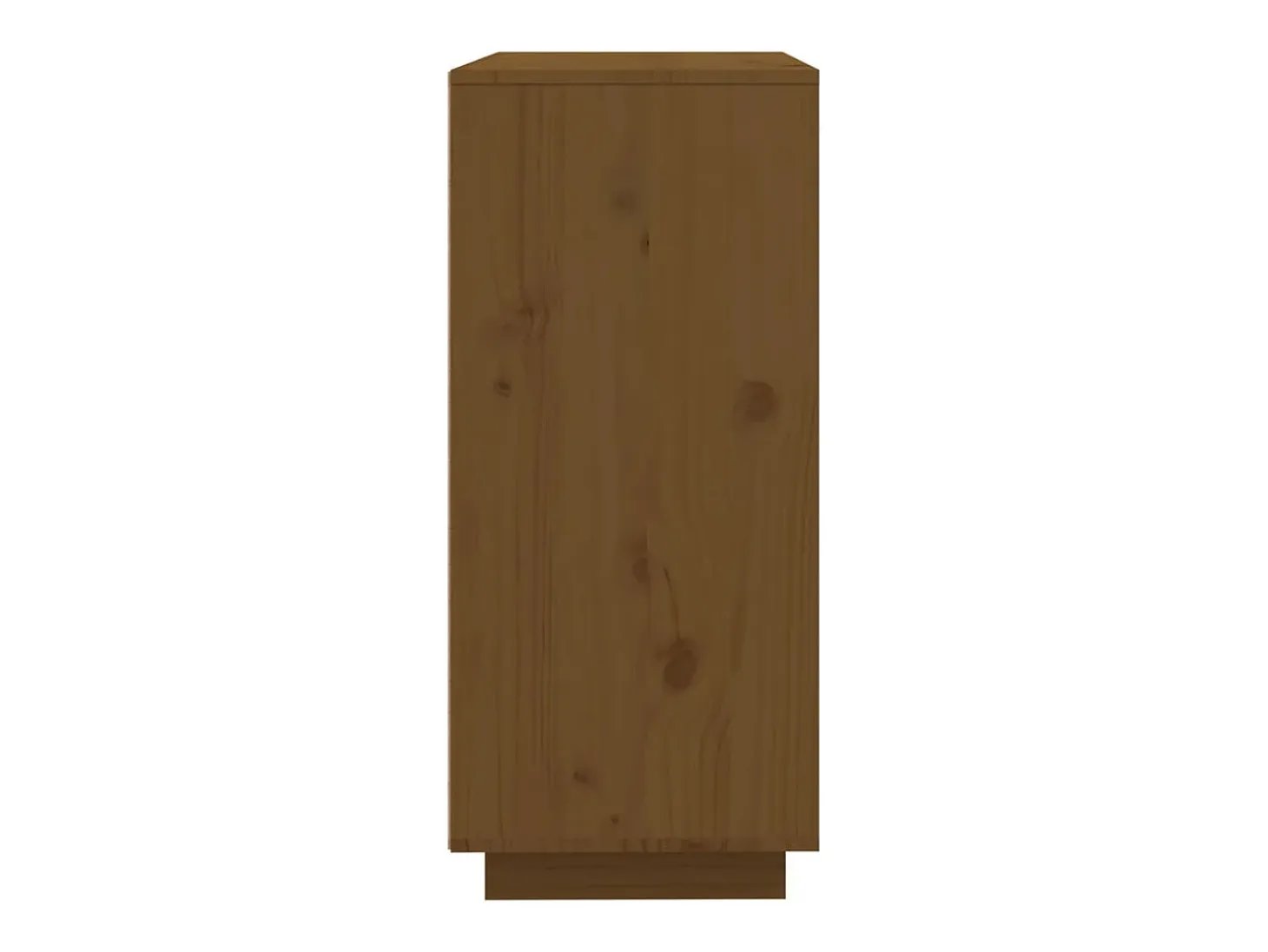 Aparador Marrón Miel 60x35x80 cm Madera Maciza de Pino
