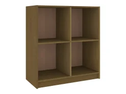Aparador Marrón Miel 70x33x76 cm Madera Maciza de Pino