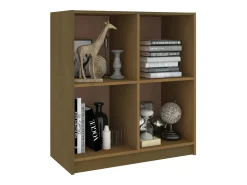 Aparador Marrón Miel 70x33x76 cm Madera Maciza de Pino