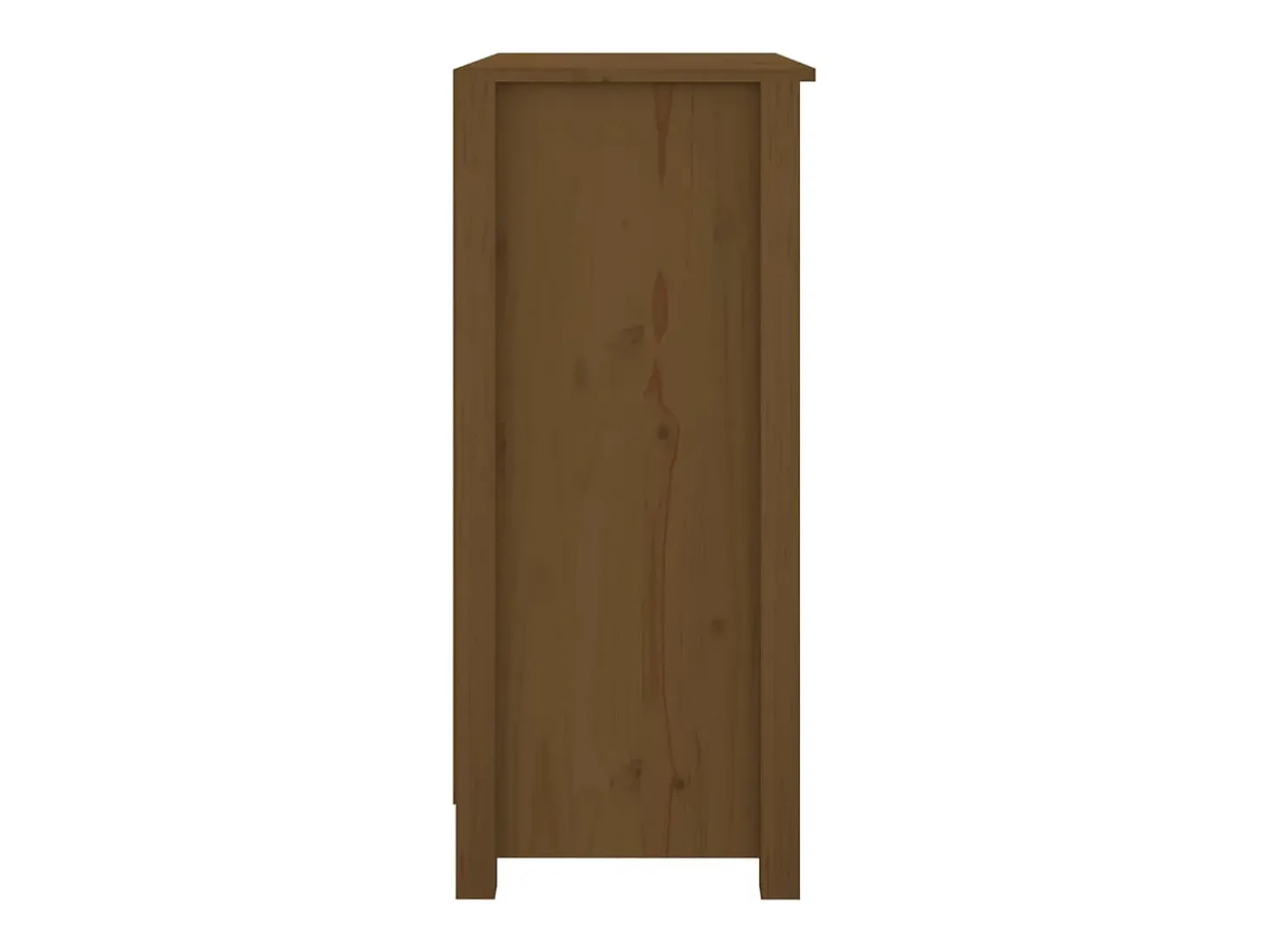 Aparador Marrón Miel 70x35x80 cm Madera Maciza de Pino