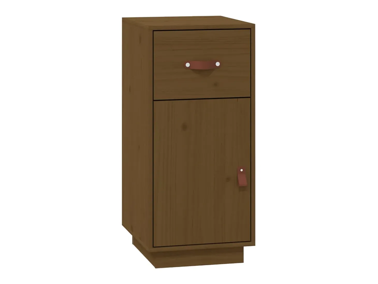 Aparador Marrón Miel 34x40x75 cm Madera Maciza de Pino