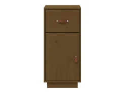 Aparador Marrón Miel 34x40x75 cm Madera Maciza de Pino