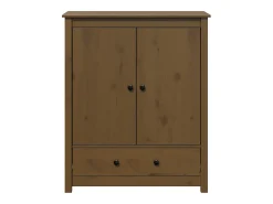 Aparador Marrón Miel 83x41,5x100 cm Madera Maciza de Pino