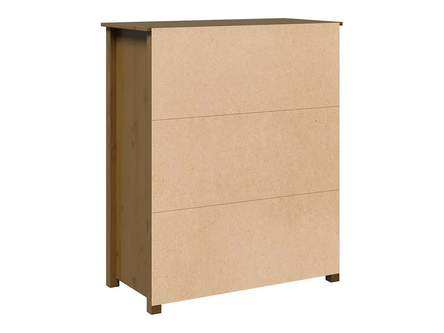 Aparador Marrón Miel 83x41,5x100 cm Madera Maciza de Pino