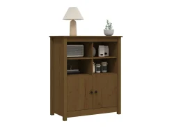 Aparador Marrón Miel 83x41,5x100 cm Madera Maciza de Pino