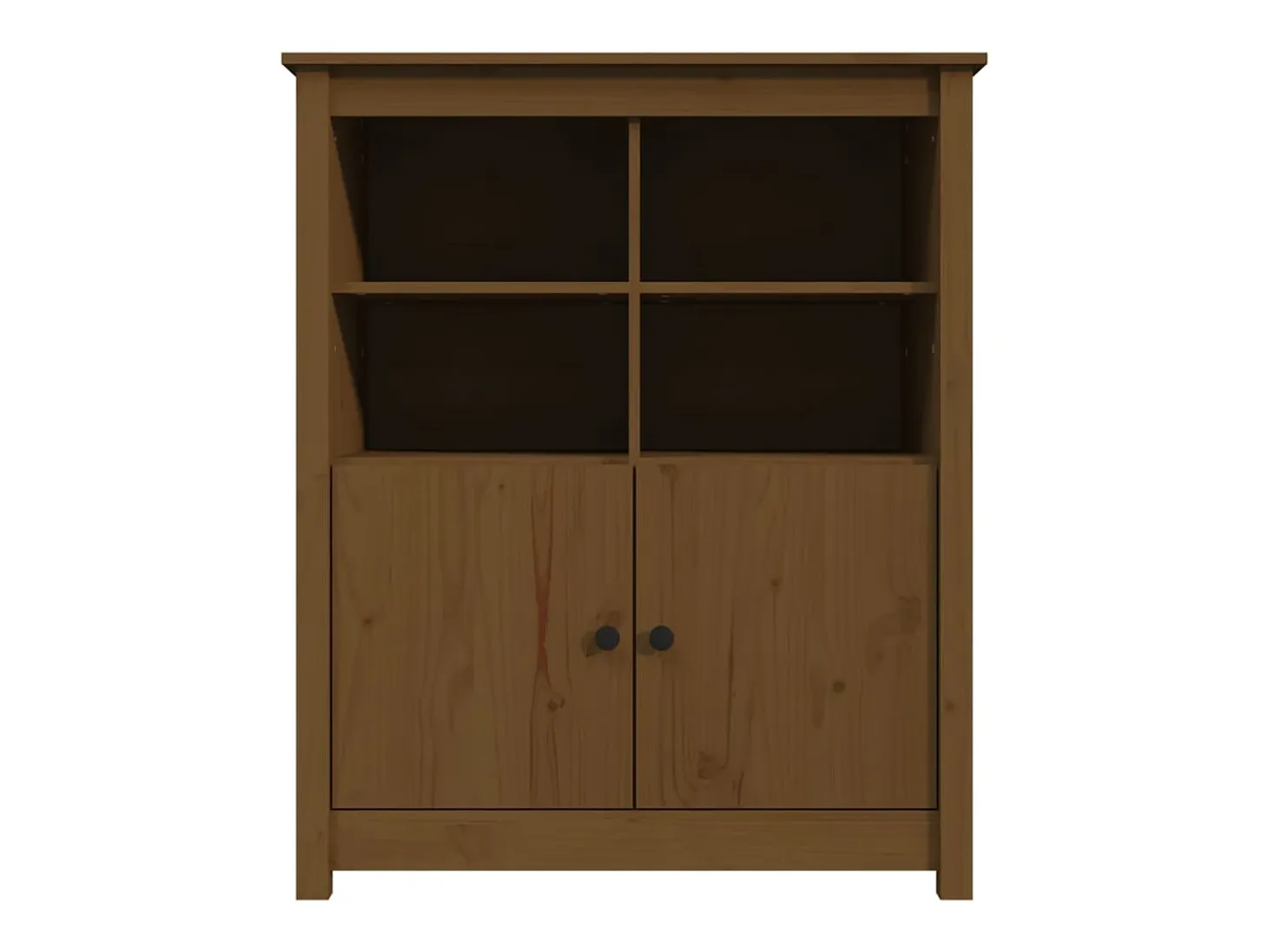 Aparador Marrón Miel 83x41,5x100 cm Madera Maciza de Pino