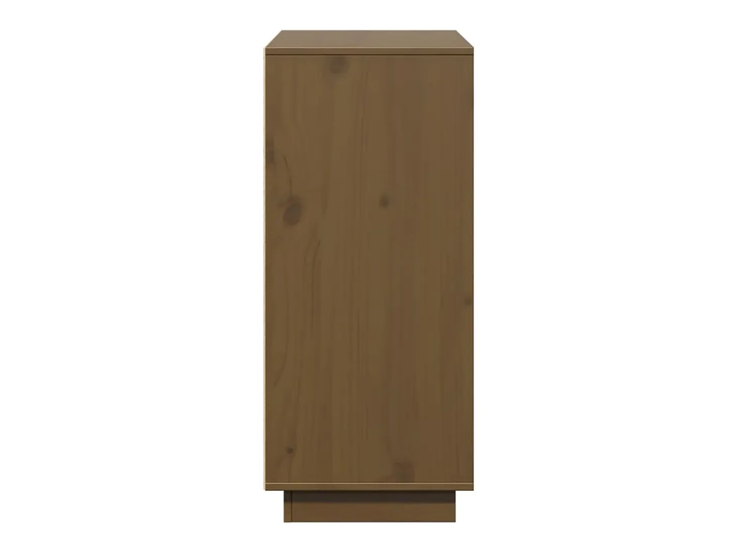 Aparador Marrón Miel 110,5x35x80 cm Madera Maciza de Pino