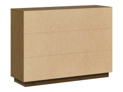 Aparador Marrón Miel 110,5x35x80 cm Madera Maciza de Pino
