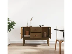 Aparador Marrón miel 110x40x78 cm Madera maciza de pino