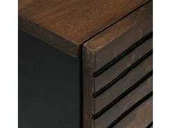 Aparador marrón 40x33x75 cm madera maciza de mango