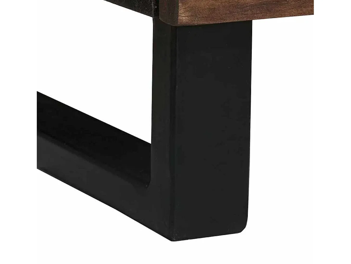 Aparador marrón 40x33x75 cm madera maciza de mango