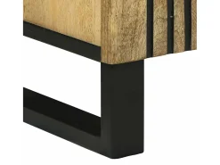 Aparador marrón 60x33x75 cm madera maciza de mango