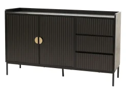 Aparador MCW-O39, aspecto madera negro