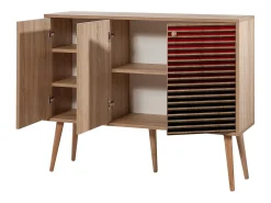 Aparador MEGA-221 sonoma color roble 120x36x90 cm