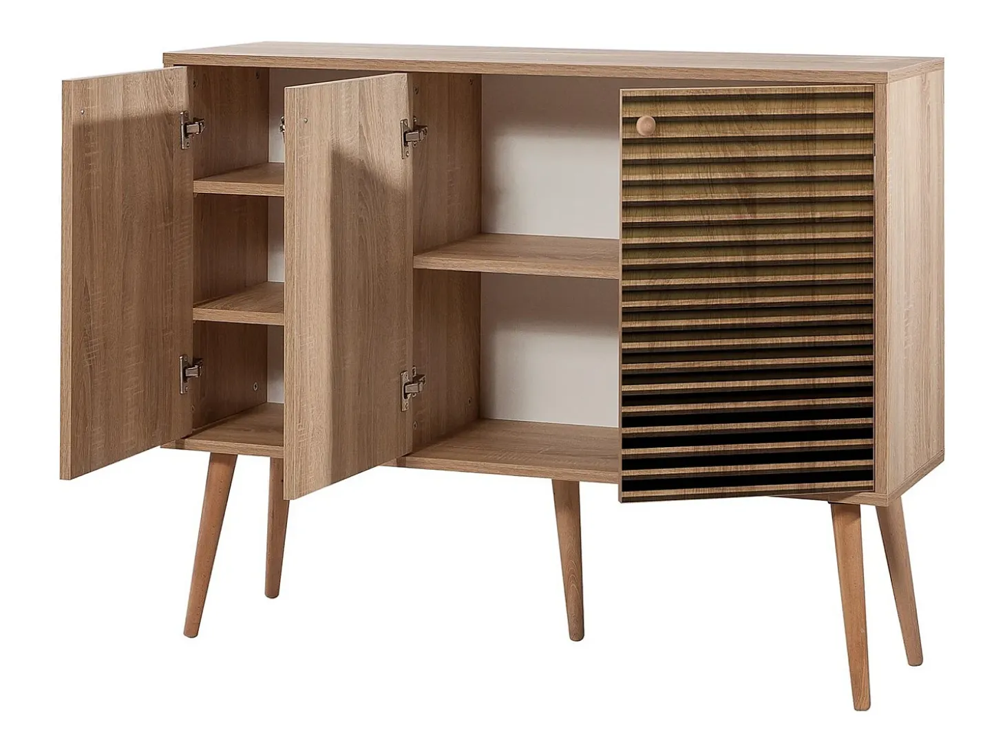 Aparador MEGA-220 sonoma color roble 120x36x90 cm