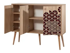 Aparador Mega-122 sonoma color roble 120x36x90 cm