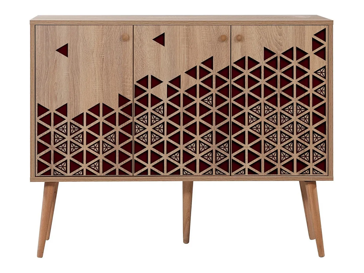 Aparador Mega-122 sonoma color roble 120x36x90 cm