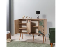 Aparador Mega-730 sonoma color roble 120x36x90 cm