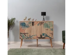 Aparador Mega-730 sonoma color roble 120x36x90 cm