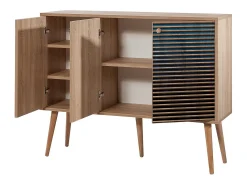 Aparador MEGA-222 sonoma color roble 120x36x90 cm