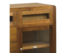 Aparador Mindy madera maciza 2 puertas 7 cajones Sotchy 160 cm